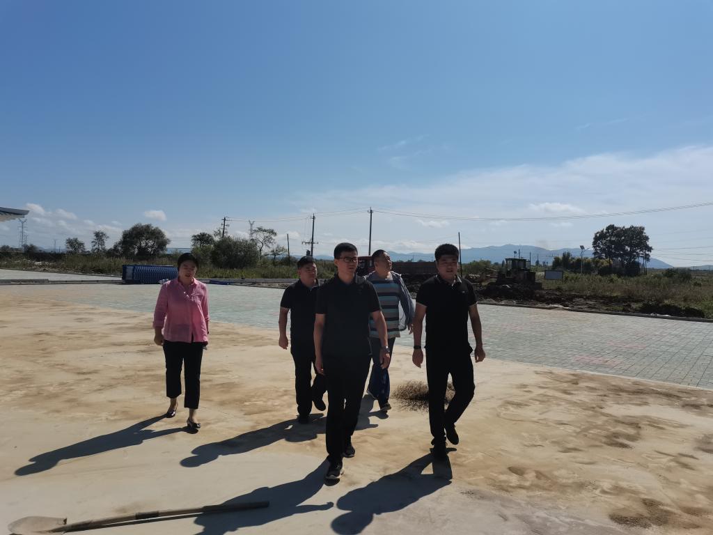 李原福一行在二道泡村调研 李原福一行在二道泡村调研