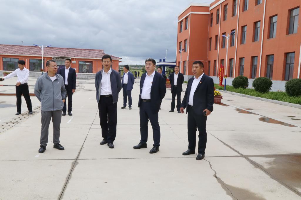 陈煜平一行到舒兰市第二十五中学实地踏查灾后重建工作